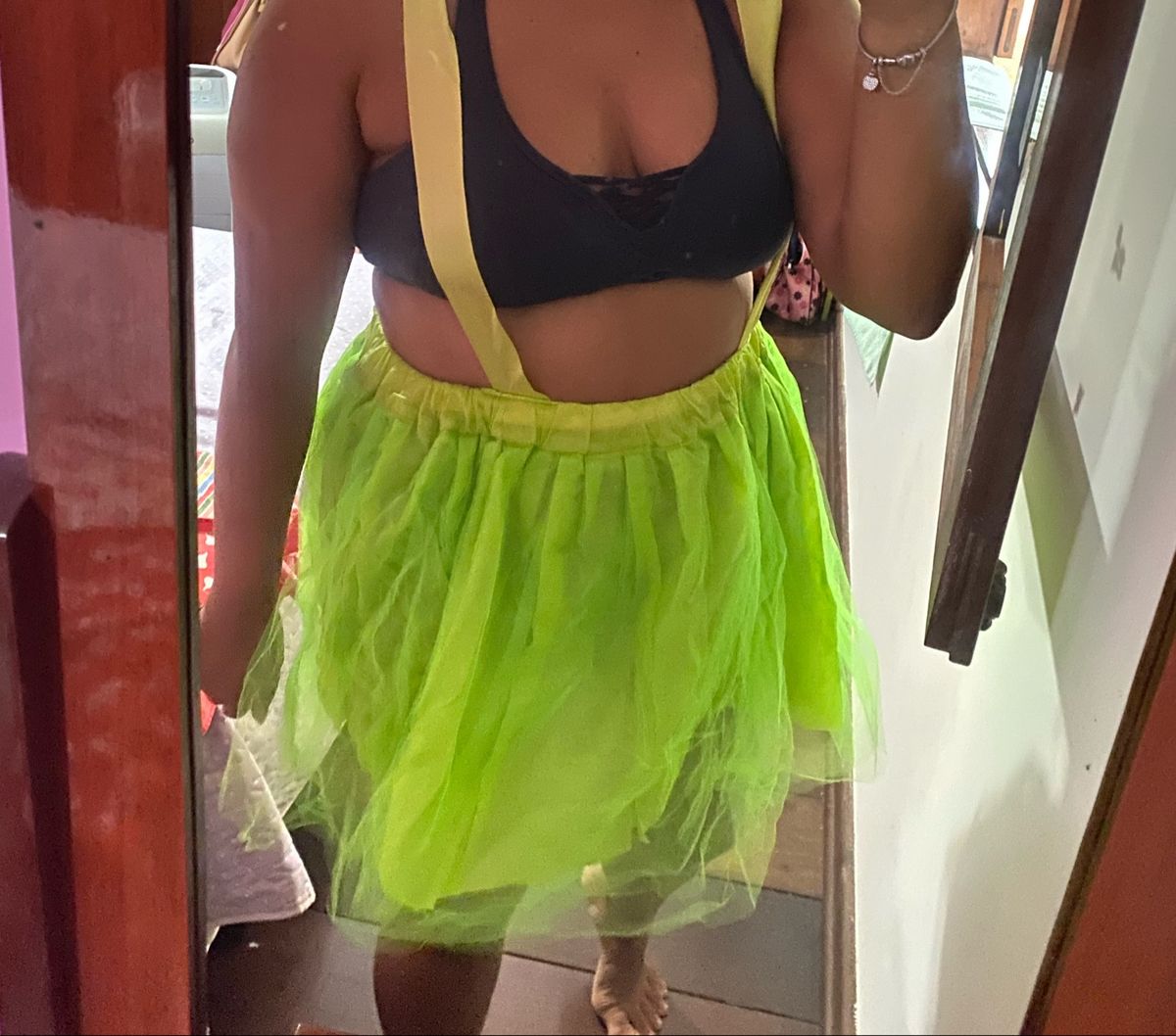 fantasia com saia tule
