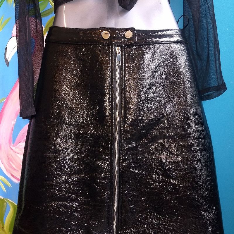 Saia Verniz Saia Feminina Collection Renner Usado 94559892 enjoei
