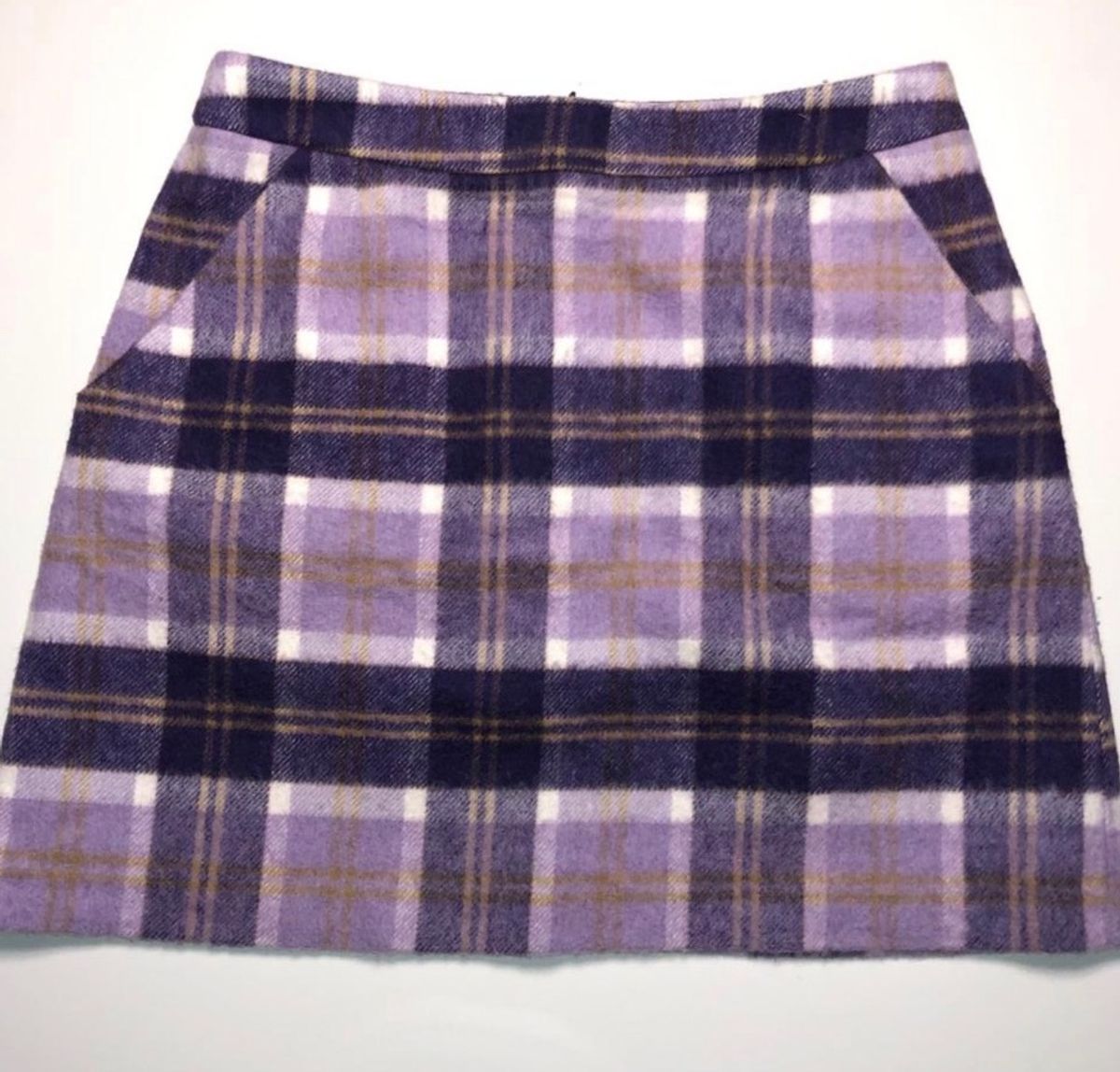 saia xadrez roxa