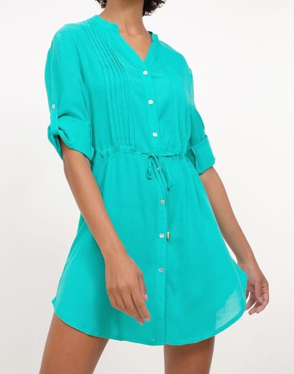 saída de praia tipo camisa