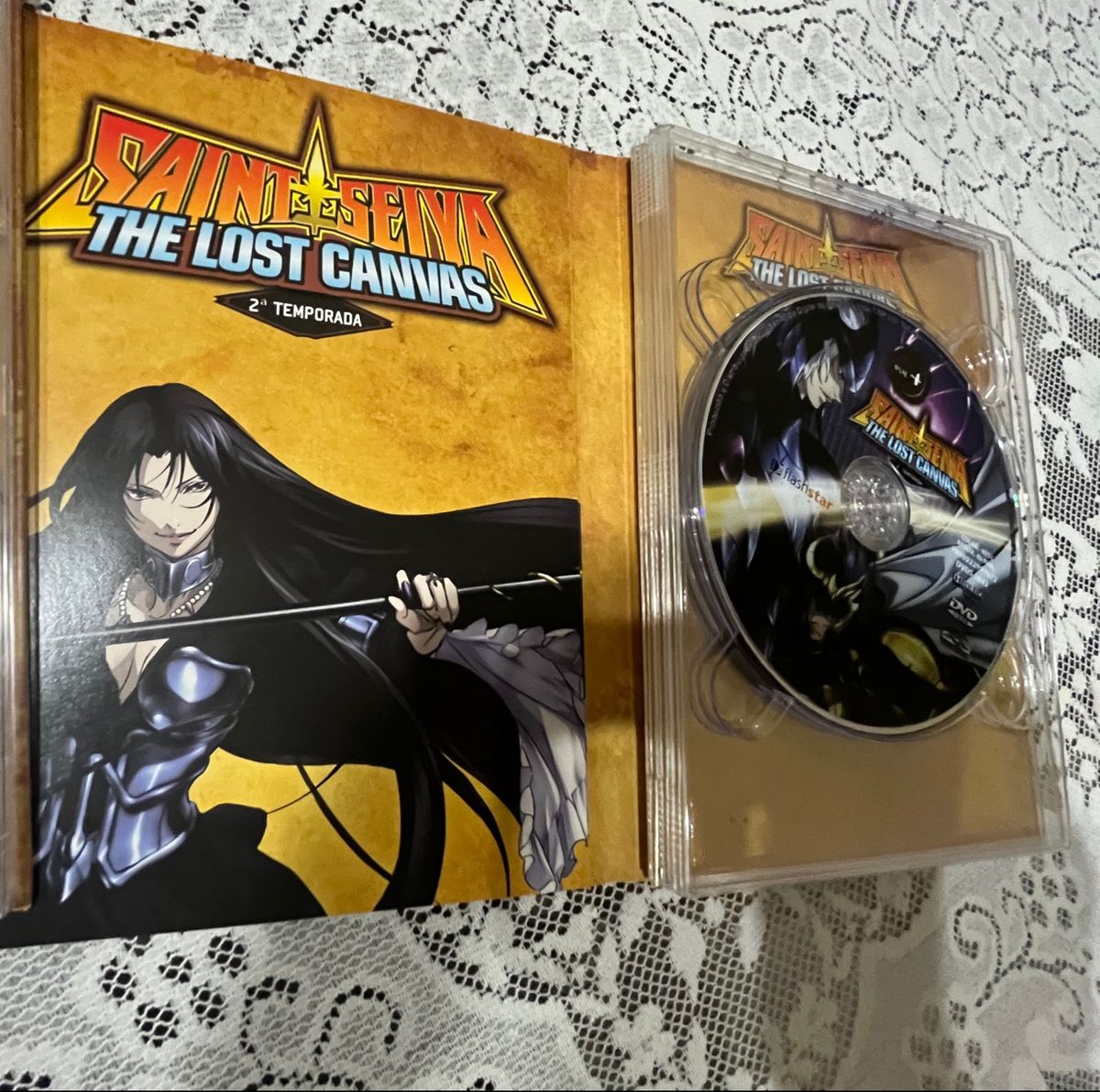 Cavaleiros Zodíaco Lost Canvas Saint Seiya 6 Dvds Volume 1+2