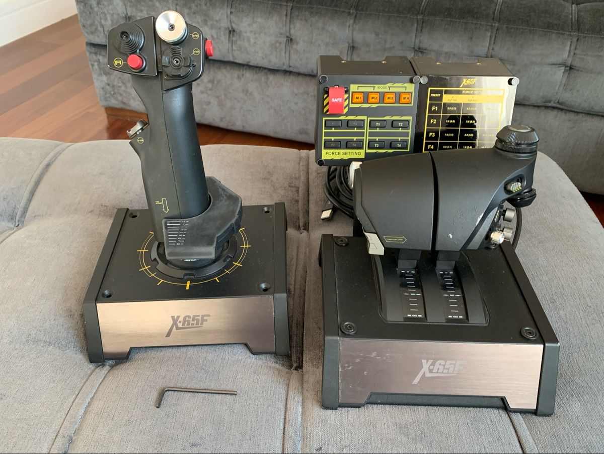 Saitek Pro Flight Joystick X65f | Acessório p/ Videogame Saitek Usado ...