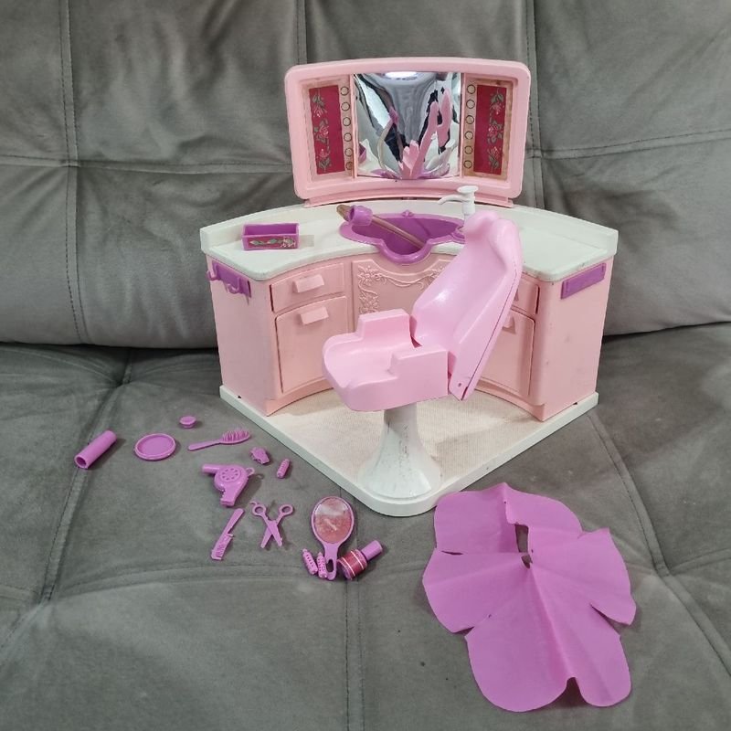 Salão De Beleza Da Barbie Da Estrela - Anos 80 - Antigo - R$ 89,00