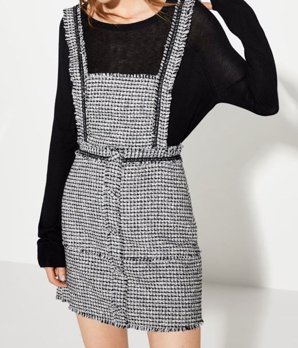 jardineira tweed zara