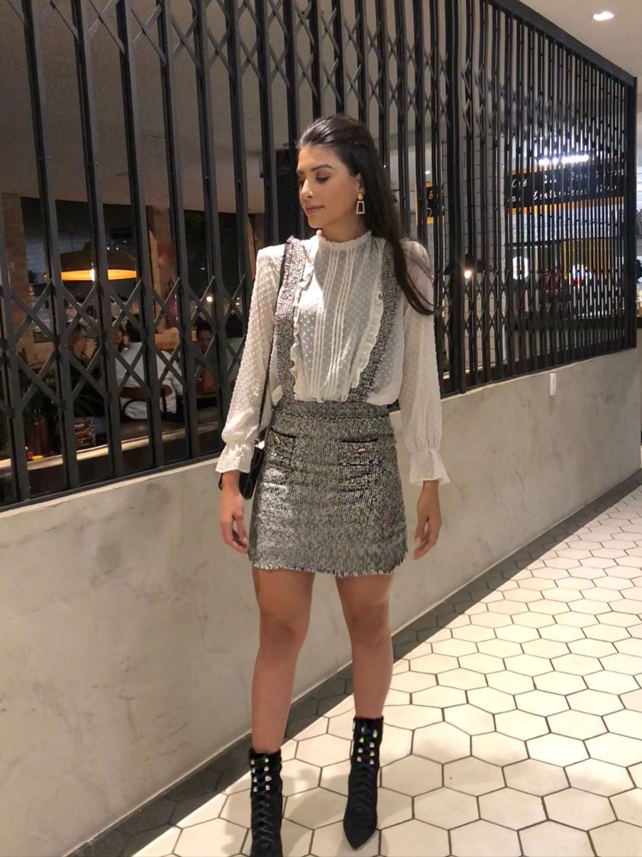 jardineira tweed zara