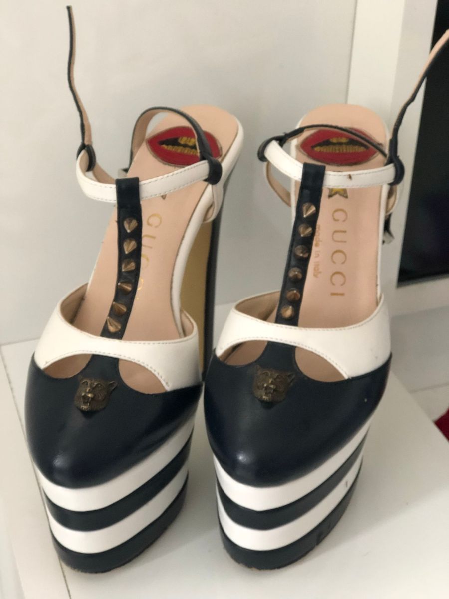 sandalia gucci feminina