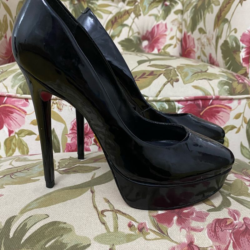 Salto Plataforma Uza Shoes Sapato Feminino Uza Shoes Nunca Usado