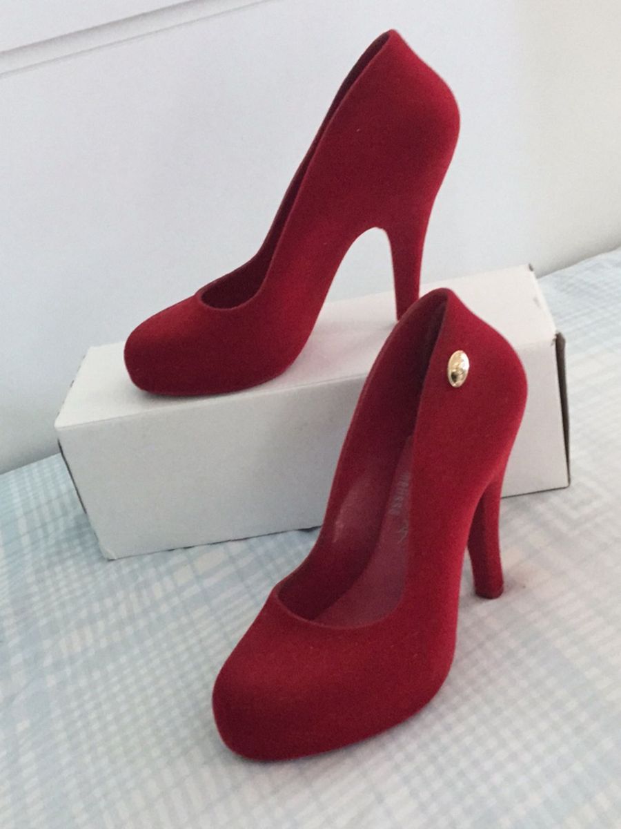 salto melissa vermelho