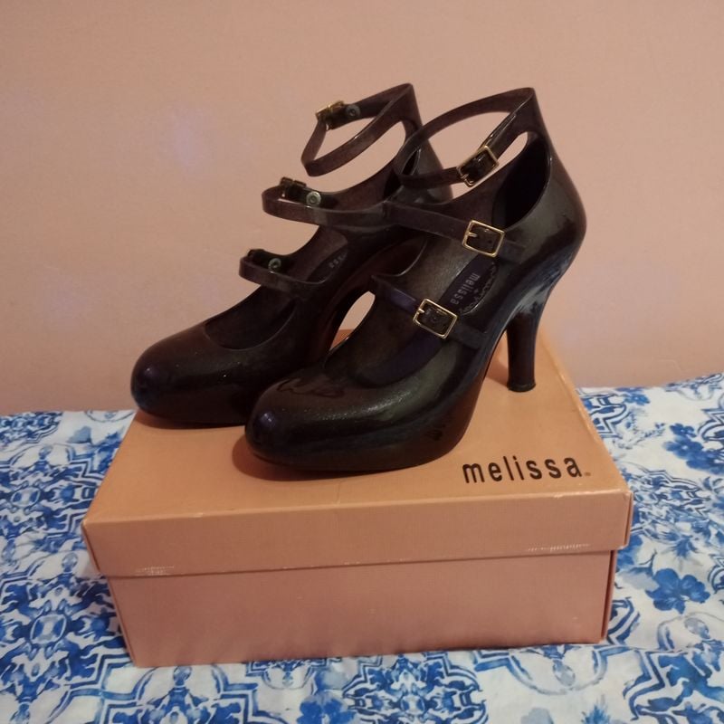 Vivienne Westwood Anglomania 葡萄 ビスチェ 40 Salto Vivienne Westwood Anglomania Roxo | Sapato Feminino Melissa