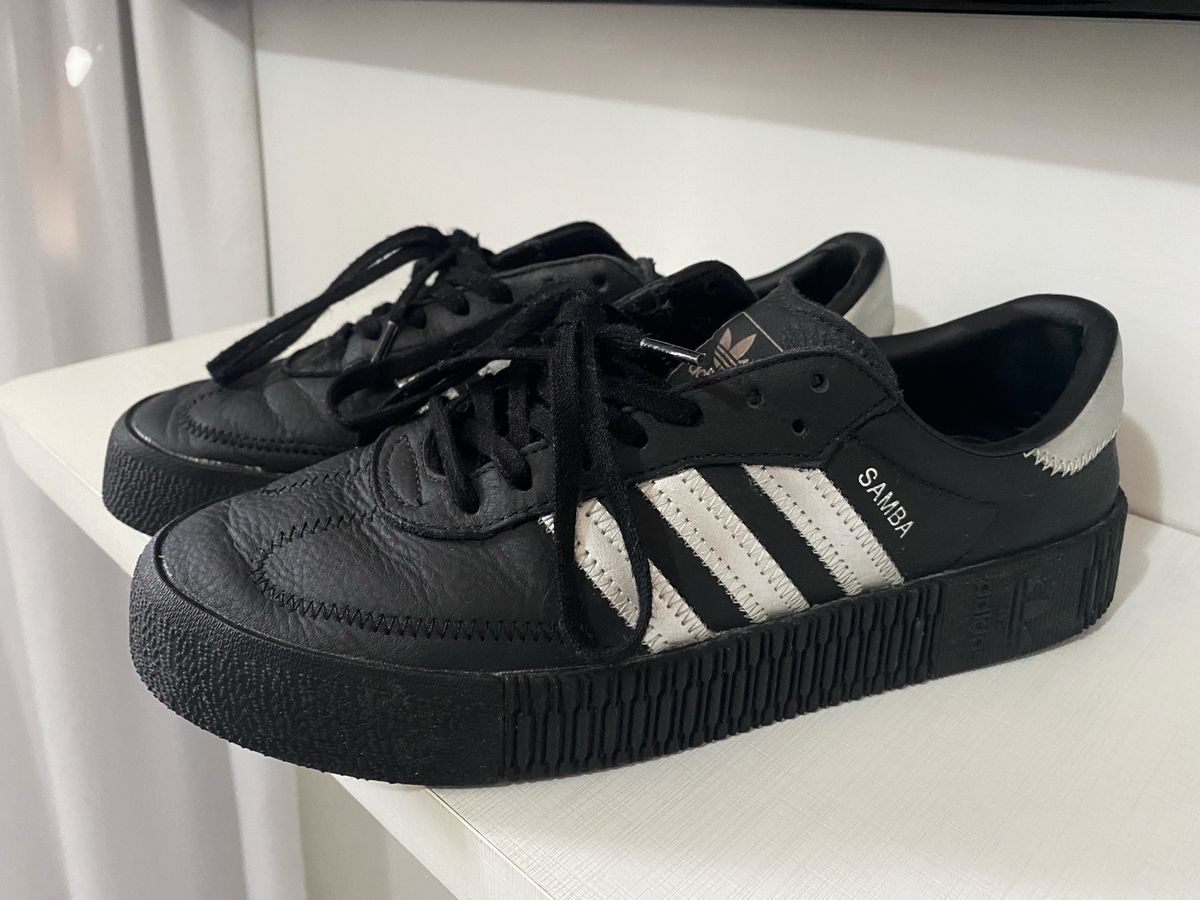 adidas gazelle silver green womens Tênis adidas Sambae x Hello Kitty Cloud White Clear Pink Branco por R$  1.999,99 em até 10x main image 1