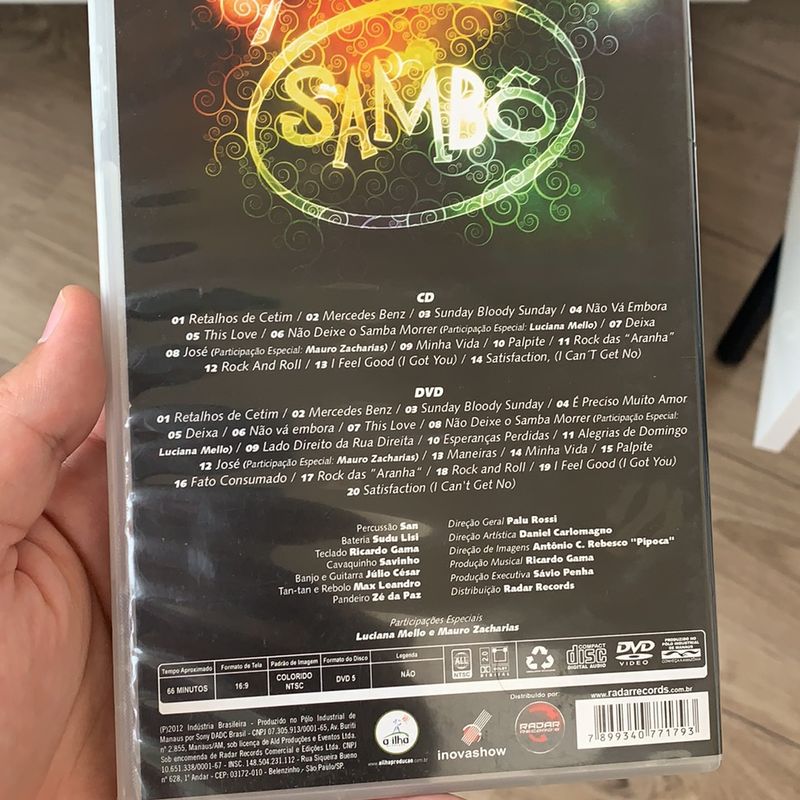 Sambô Cd + Dvd | Dvd Usado 46994800 | enjoei