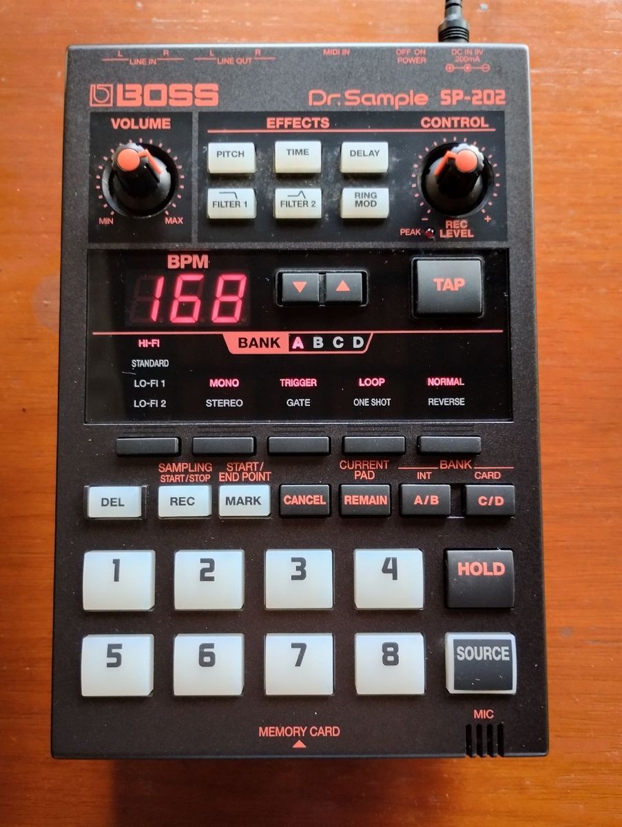 Sampler Boss Sp-202 | Boss Usado 103553665 | enjoei
