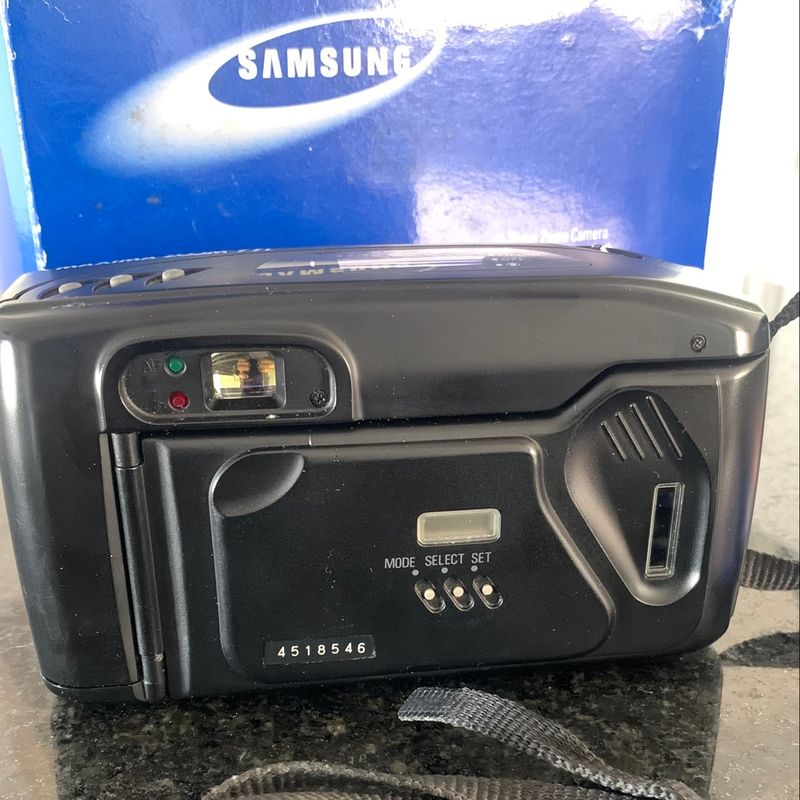Samsung Analógica Na Caixa Máquina Fotográfica Analógica Samsung Quartz  Date Maxima Zoom 77i Usado 101773228 enjoei