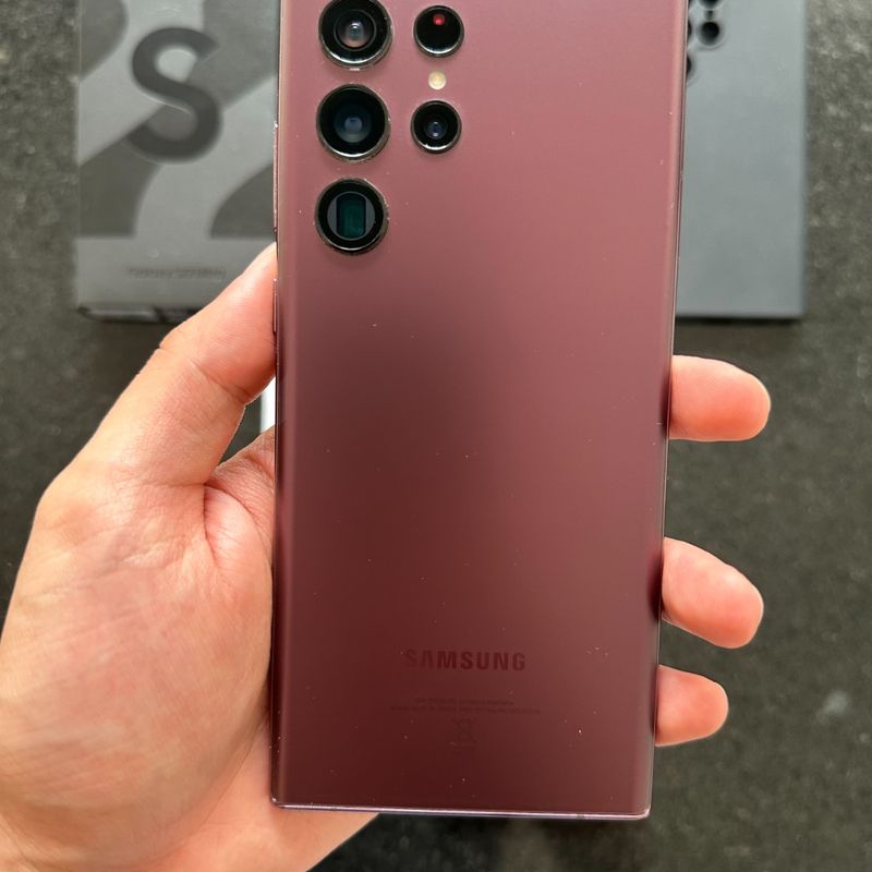 Smartphone Samsung Galaxy S22 Ultra 5G Usado 256GB Câmera