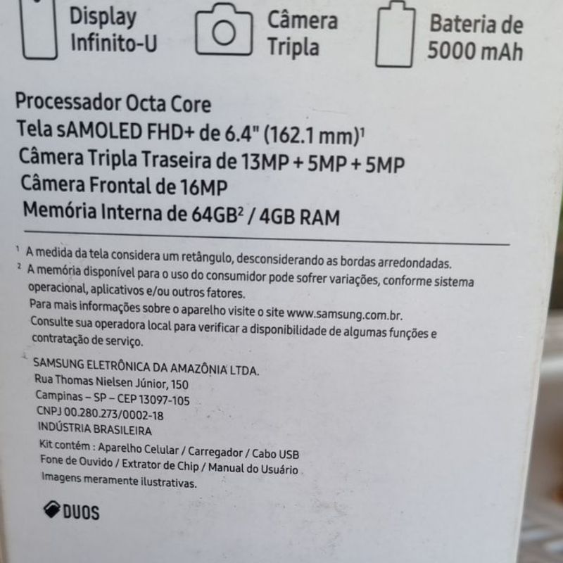 Samsung M30 64gb | Samsung Galaxy Samsung Usado 86041257 | Enjoei