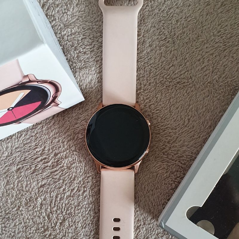 Smartwatch Samsung Galaxy Watch Active Rosê, Relógio Feminino Samsung  Usado 81736489