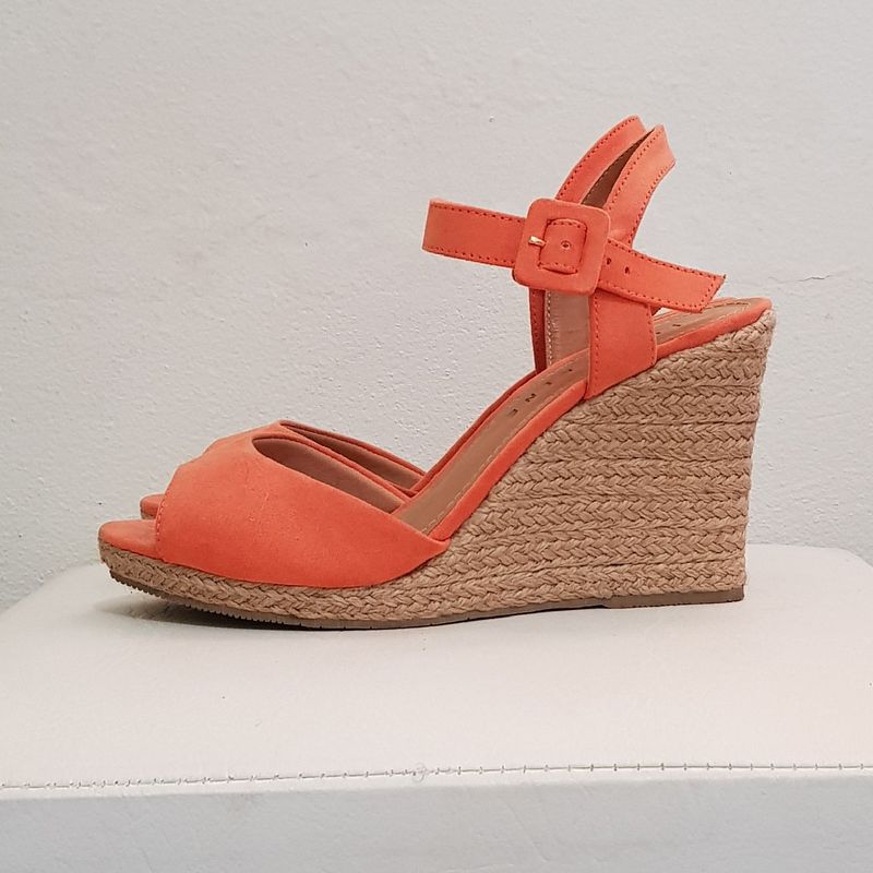 Sandalia Anabela Coral Sandália Feminina Offline Usado 44977508