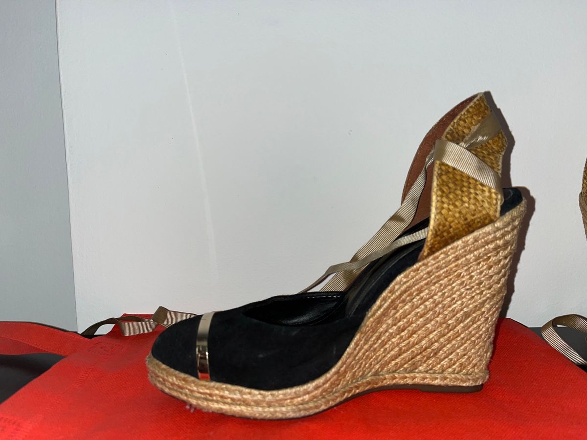 Anabela amarração hot sale schutz