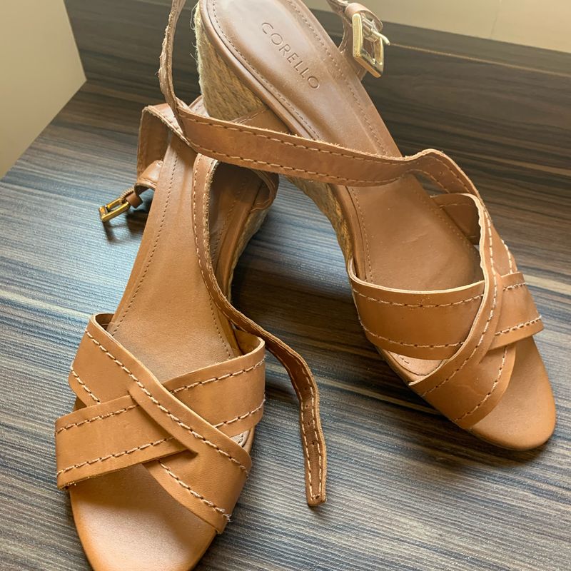 Sandália Anabela Corello Sandália Feminina Corello Nunca Usado
