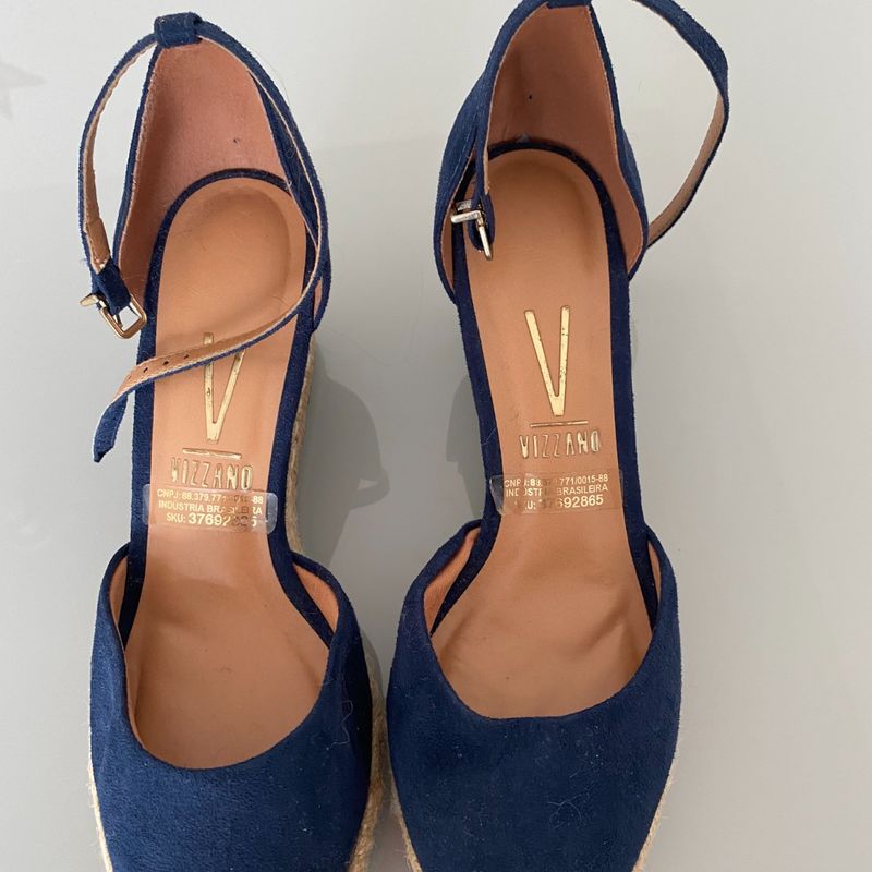 Sandália Anabela Fechada Vizzano Sandália Feminina Vizzano Nunca