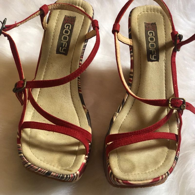 Sandália Anabela Goofy | Goofy Usado 109917802 | enjoei