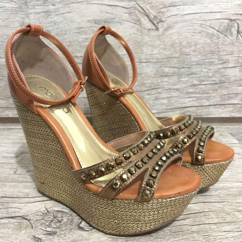 Sandália Anabela Mariotta Sandália Feminina Mariotta Usado 23664658  enjoei