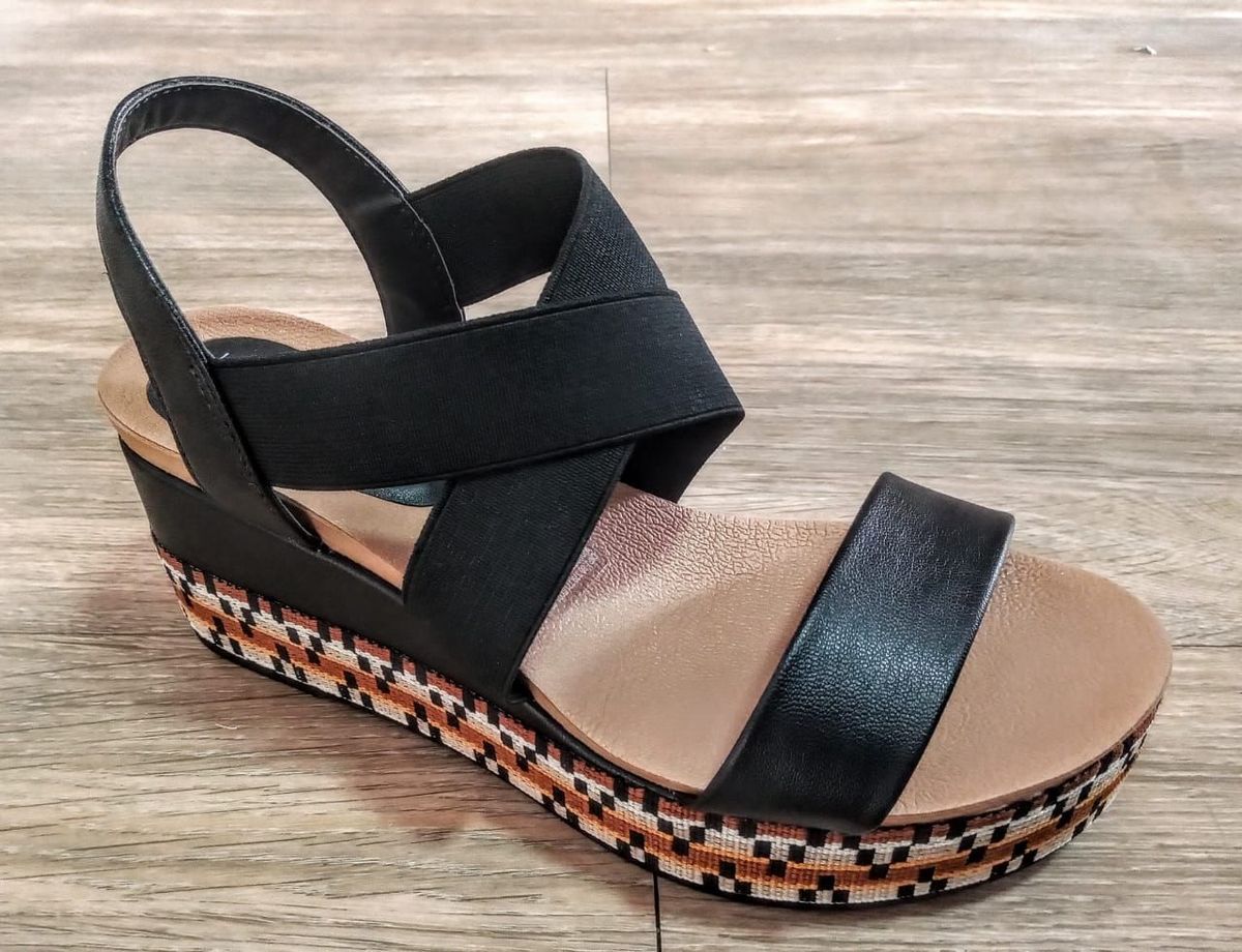 sandalias beira rio plataforma