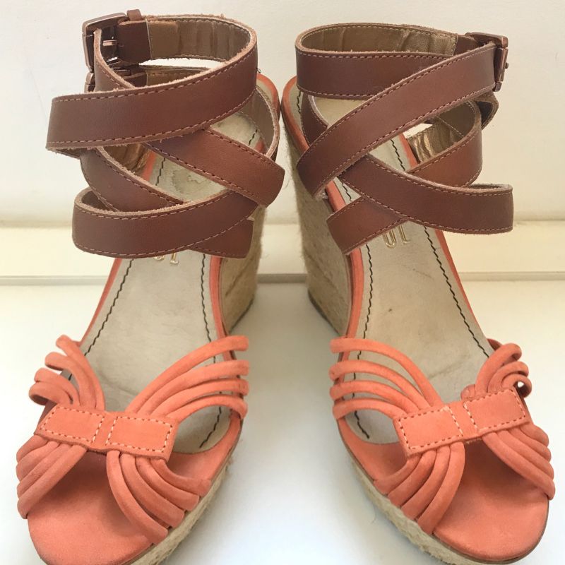 Sandália Anabela Salto Corda Santa Lolla Santa Lolla Usado