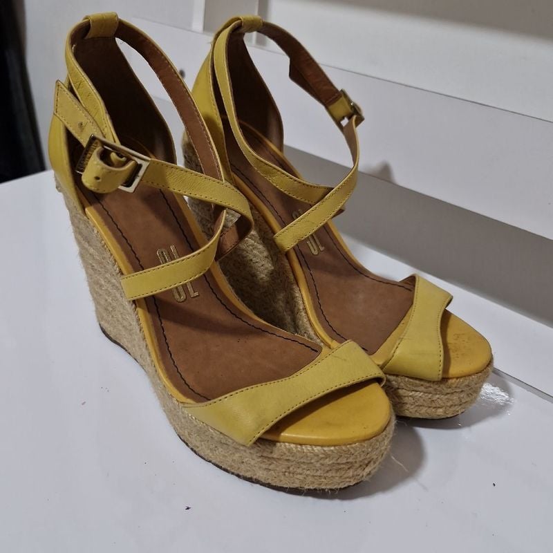 Salto Alto Sandalias Anabela Santa Lolla Sandália Anabela, Santa