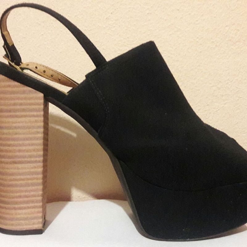 Sandália Vizzano Ankle Boot Vizzano Salto Grosso Scarpin Vizzano