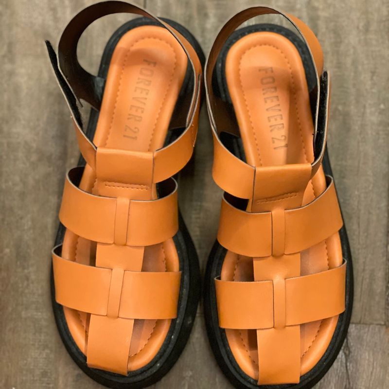Sandalia Aranha Couro Forever 21 37 Sandália Feminina Forever 21