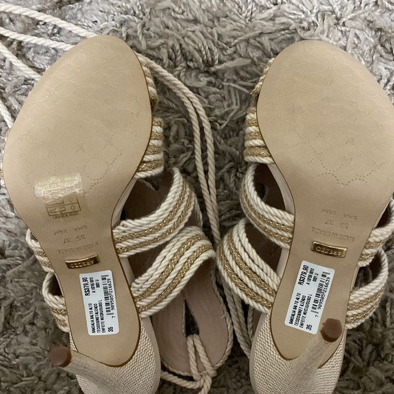 Sand lia Arezzo Sand lia Feminina Arezzo Nunca Usado 88221482