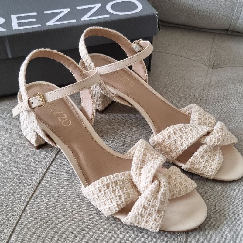 Sand lia Arezzo Sand lia Feminina Arezzo Nunca Usado 92019526