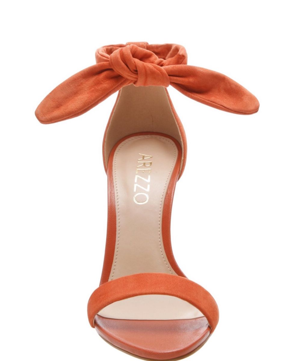 sandalia laranja arezzo