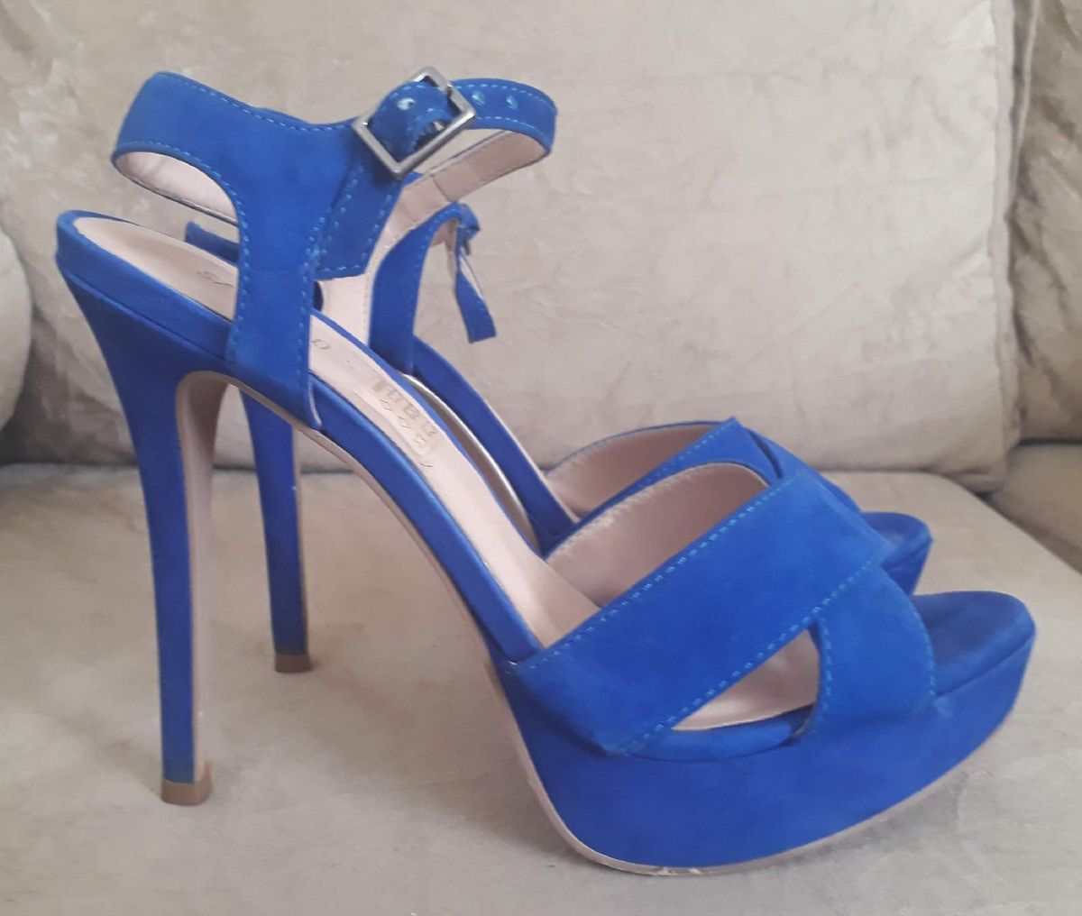 sandalia azul royal