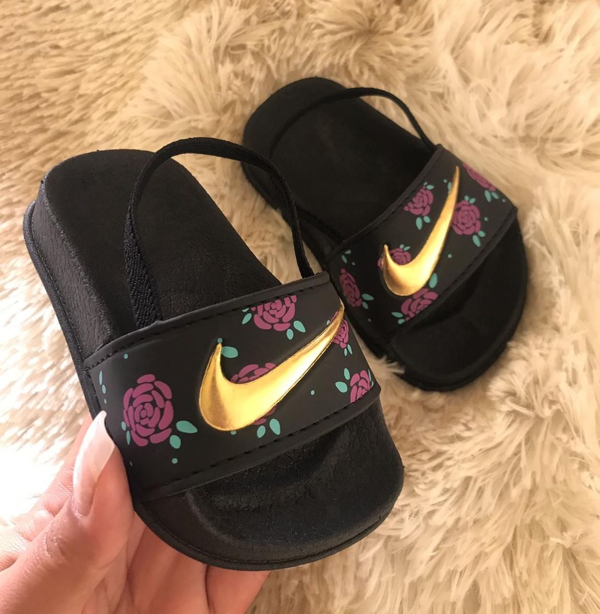 sandalia nike menina