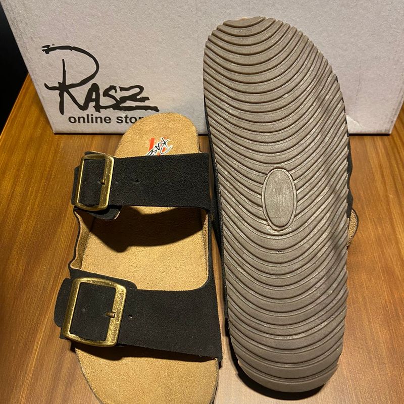 Sandalia Birken Marca Rasz Camurca Preta | Rasz Nunca Usado Sandalia Birken Marca Rasz Camurca Preta | Rasz Nunca Usado