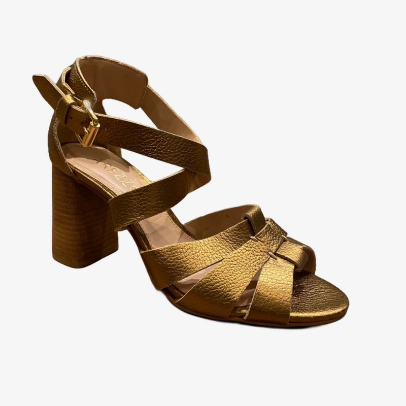 Sandalia store bronze arezzo