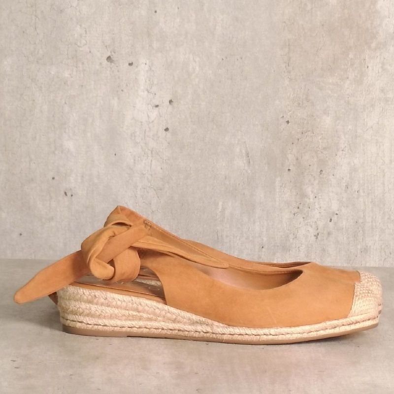 Sand lia Camel com Sisal Arezzo Rasteira Feminina Arezzo Usado