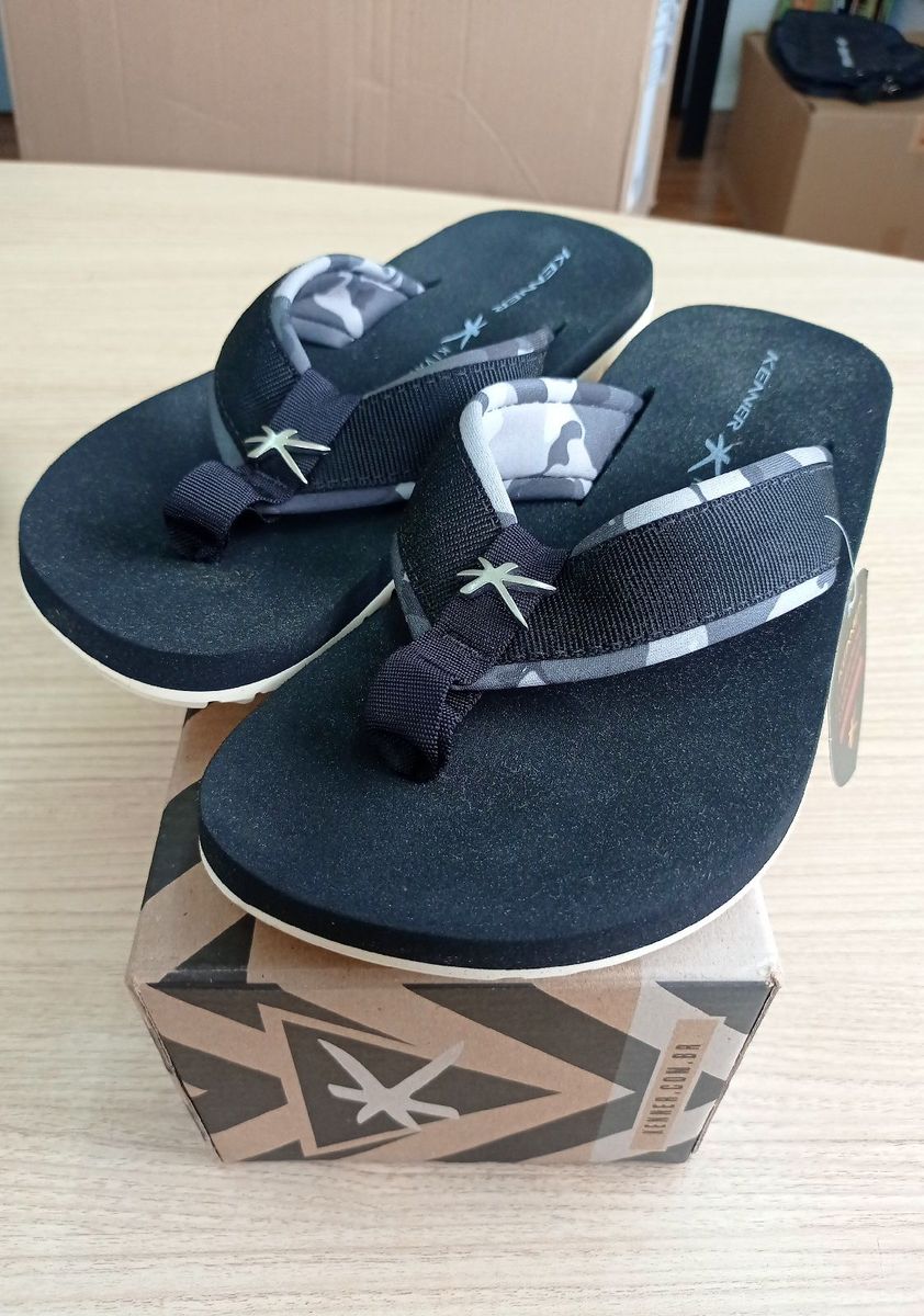 Sandália Chinelo Kenner 39 Kivah Force Camuflado Kenner Nunca