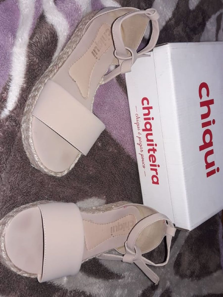 chiqueteiras calcados