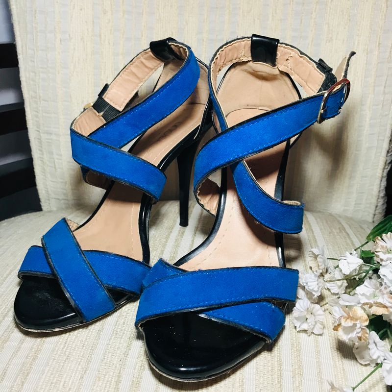 Sandalia azul hot sale royal