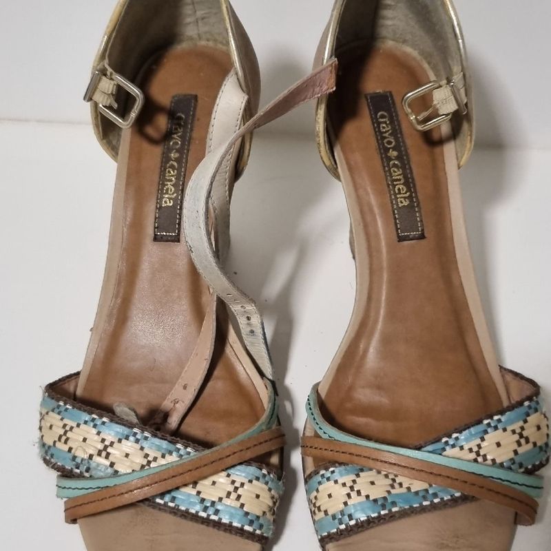 Sandalias cravo e canela hot sale 2018