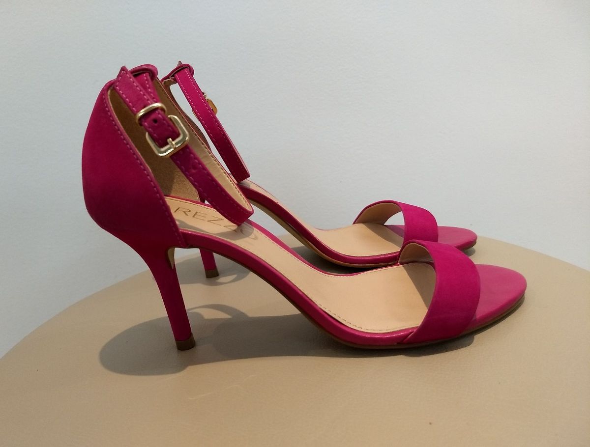 sandalia rosa pink arezzo