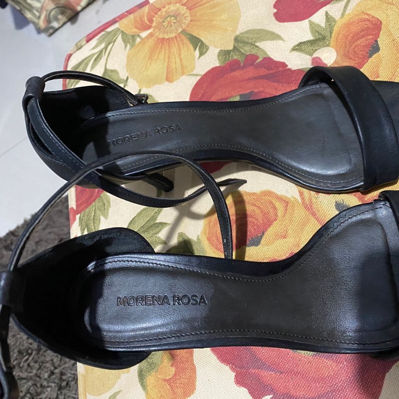 Sandália de Salto Meio Baixo Morena Rosa Morena Rosa Usado