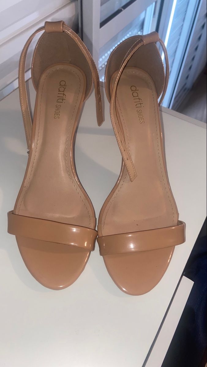 Sandália Dafiti Shoes Tiras Nude - Compre Agora