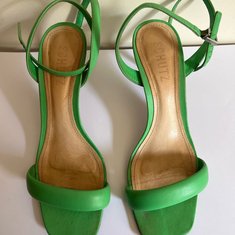 Sandalia hot sale verde schutz