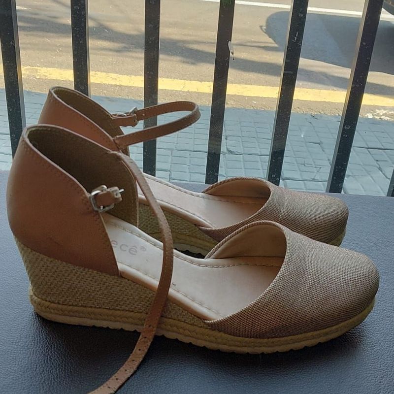 Anabela sales espadrille bebece