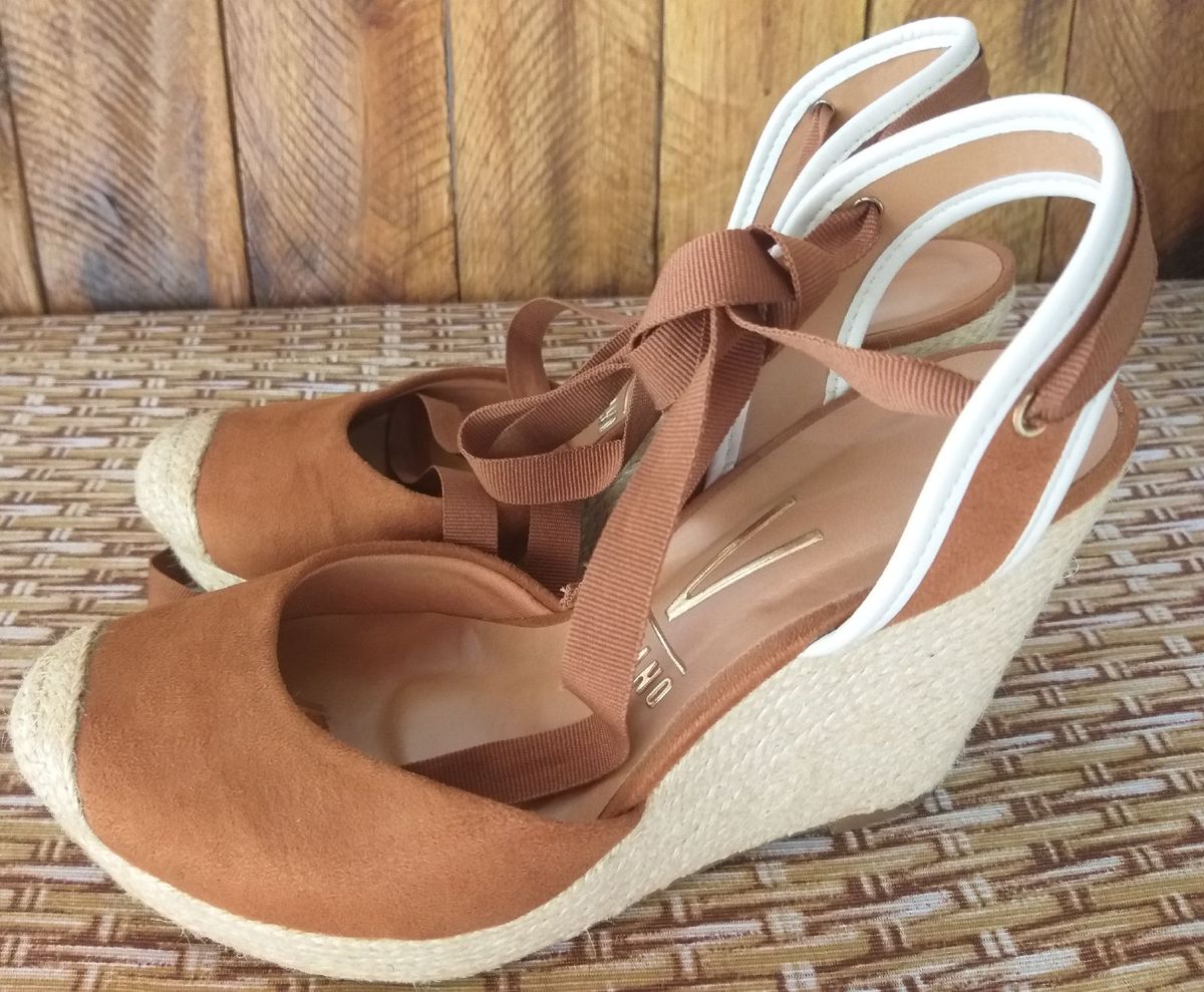 Sandália espadrille vizzano store corda