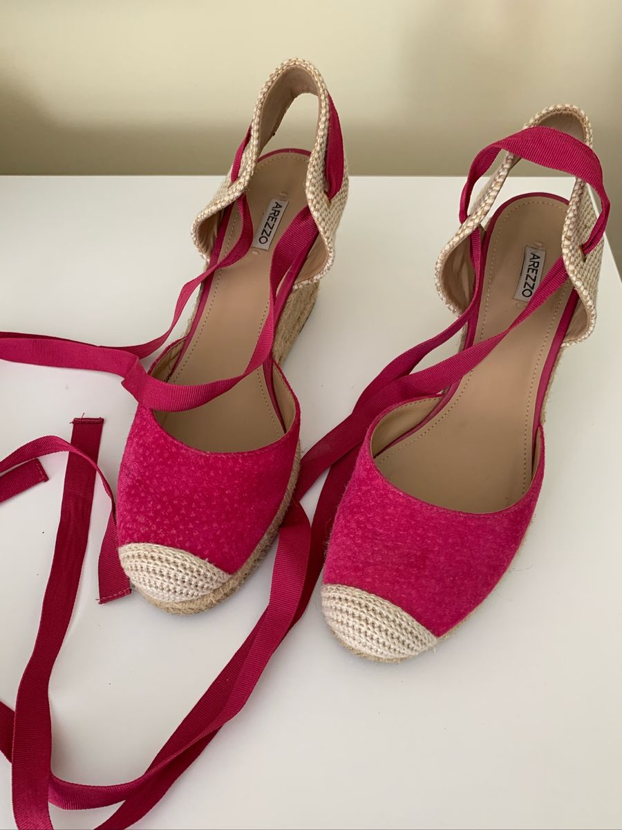 sandalia arezzo espadrille